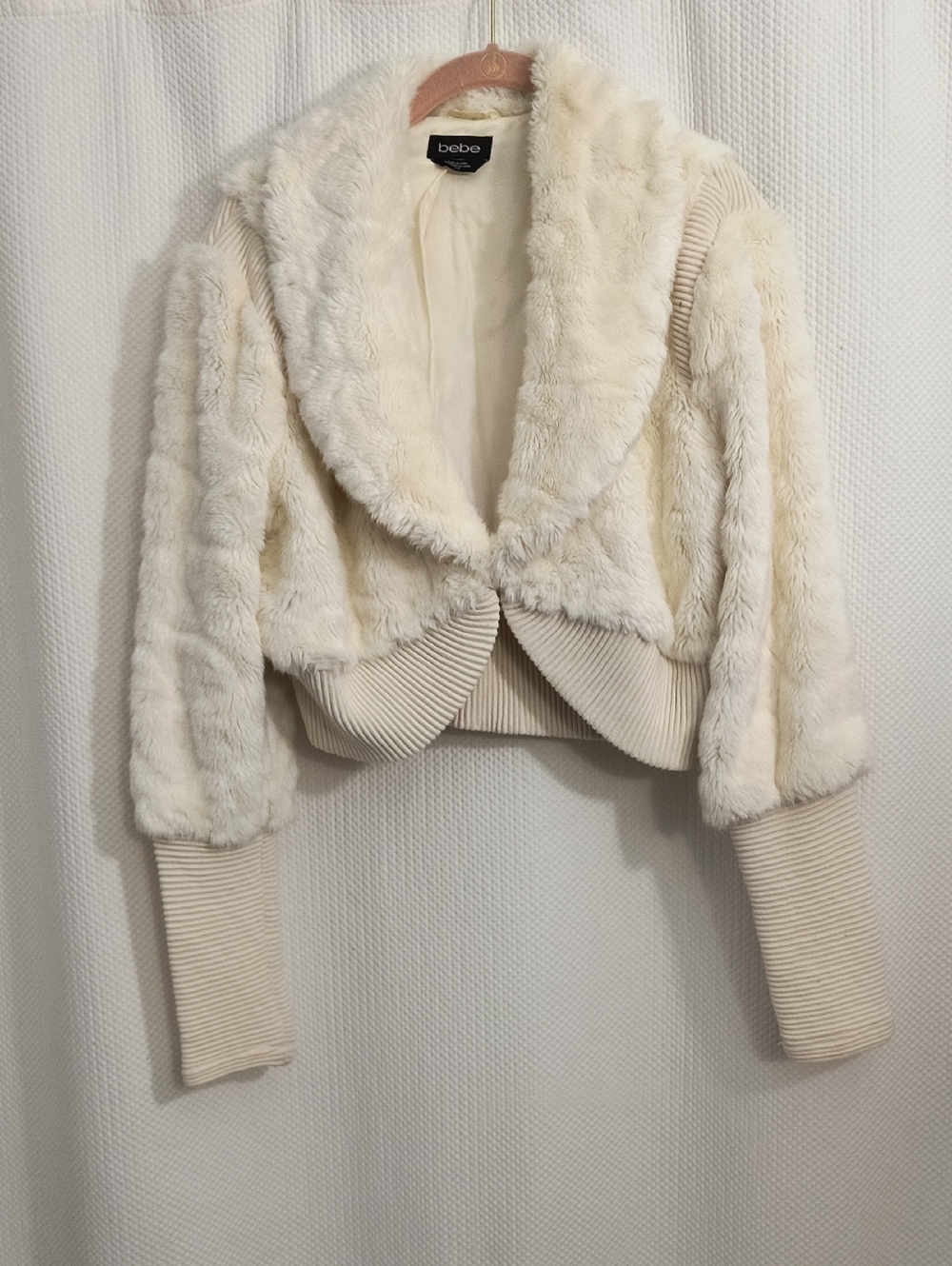 Bebe Vintage Crop Jacket Women's